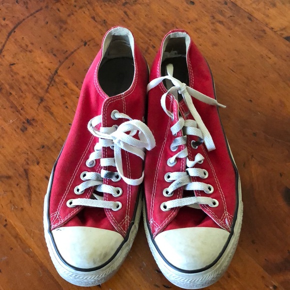 converse womens shoes red